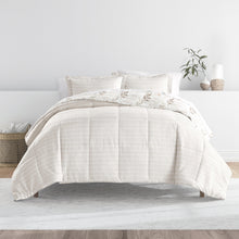 Load image into Gallery viewer, Foliage Stripe Reversible Down-Alternative Comforter Set