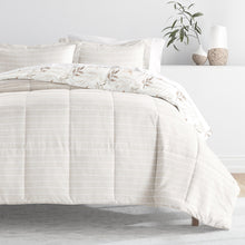 Load image into Gallery viewer, Foliage Stripe Reversible Down-Alternative Comforter Set