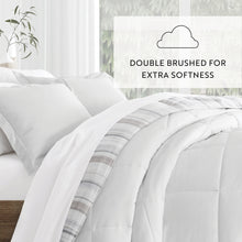 Load image into Gallery viewer, Vertical Stripe Reversible Down-Alternative Comforter Set