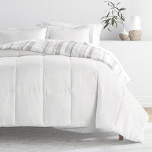 Load image into Gallery viewer, Vertical Stripe Reversible Down-Alternative Comforter Set