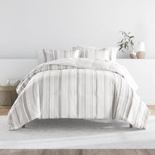 Load image into Gallery viewer, Vertical Stripe Reversible Down-Alternative Comforter Set