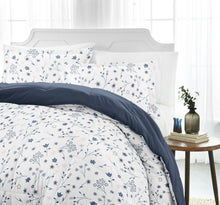 Load image into Gallery viewer, Forget Me Not Reversible Down-Alternative Comforter Set