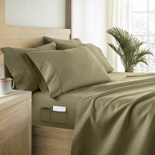 Load image into Gallery viewer, 6pc Premium Sheet Set with Storage Pocket &amp; Fitted Grip Straps