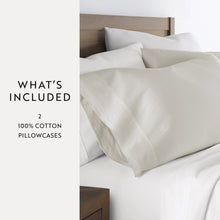 Load image into Gallery viewer, 100% Cotton Long-Staple Pillowcase Set