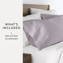 Load image into Gallery viewer, 100% Cotton Long-Staple Pillowcase Set