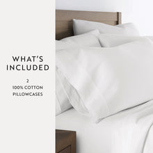 Load image into Gallery viewer, 100% Cotton Long-Staple Pillowcase Set