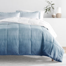 Load image into Gallery viewer, Ocean Waves Reversible Down-Alternative Comforter Set