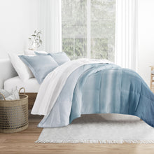 Load image into Gallery viewer, Ocean Waves Reversible Down-Alternative Comforter Set