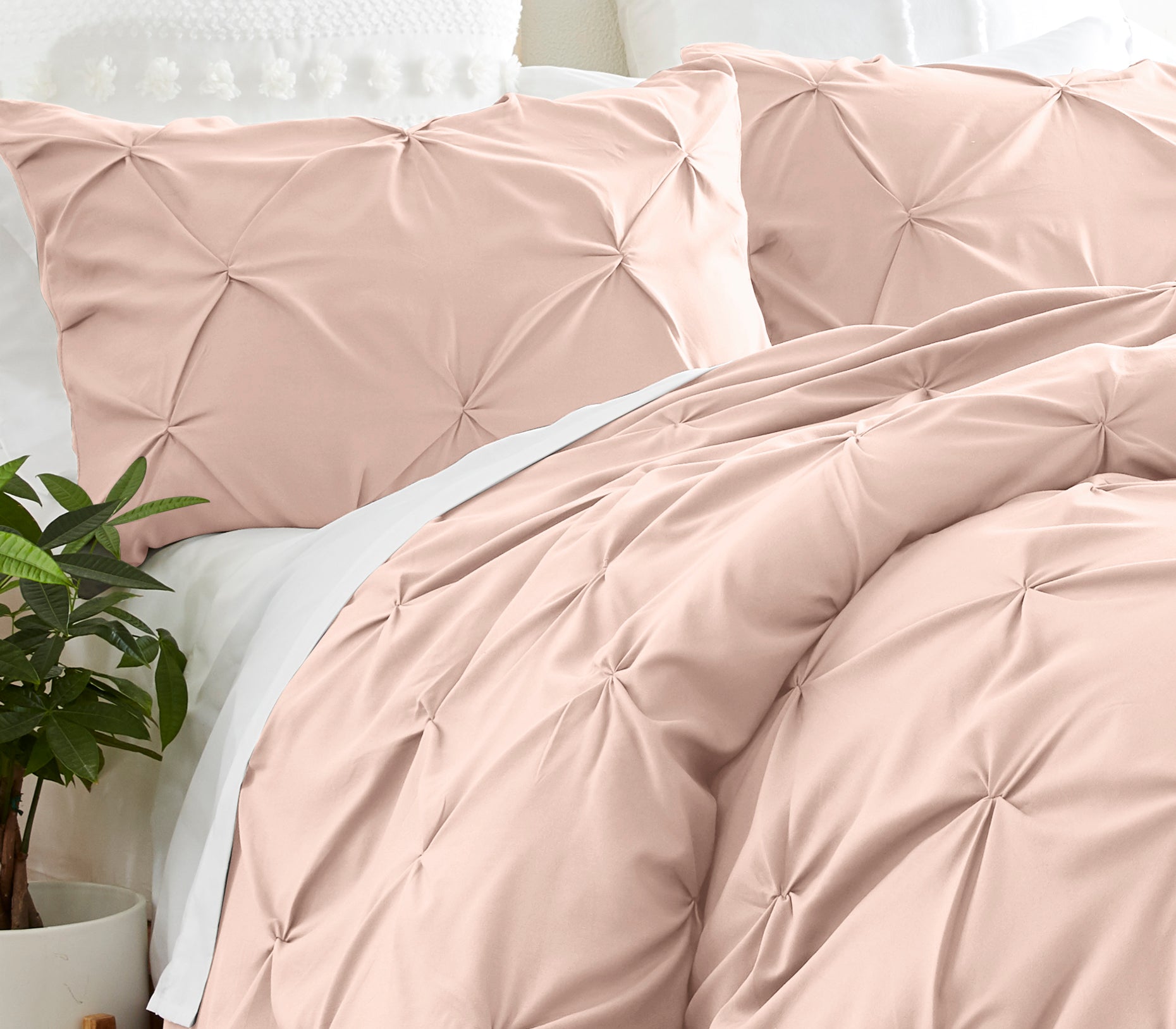 Buy Pinch-Pleat 3-Piece Duvet Cover Set